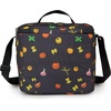 JanSport Super Snack – Insulated Lunch Bag with BPA-Free Liner, Zipper Top Opening, and Adjustable Shoulder Strap, Emerald Pool(Pasta Party)