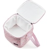 JanSport Super Snack – Insulated Lunch Bag with BPA-Free Liner, Zipper Top Opening, and Adjustable Shoulder Strap, Pastel Lilac(Flutter By Pink Ice/White/Pink Ice)