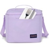 JanSport Super Snack – Insulated Lunch Bag with BPA-Free Liner, Zipper Top Opening, and Adjustable Shoulder Strap, Pastel Lilac(Pastel Lilac)