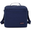 JanSport Super Snack – Insulated Lunch Bag with BPA-Free Liner, Zipper Top Opening, and Adjustable Shoulder Strap, Pastel Lilac(Navy)