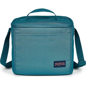 JanSport Super Snack – Insulated Lunch Bag with BPA-Free Liner, Zipper Top Opening, and Adjustable Shoulder Strap, Emerald Pool(Emerald Pool)