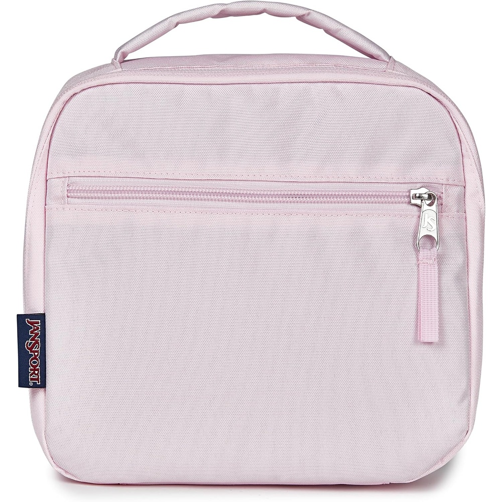 image:imageJanSport Lunch Break Insulated Cooler Bag  Leakproof Picnic Tote Cherry LacquerPink Ice