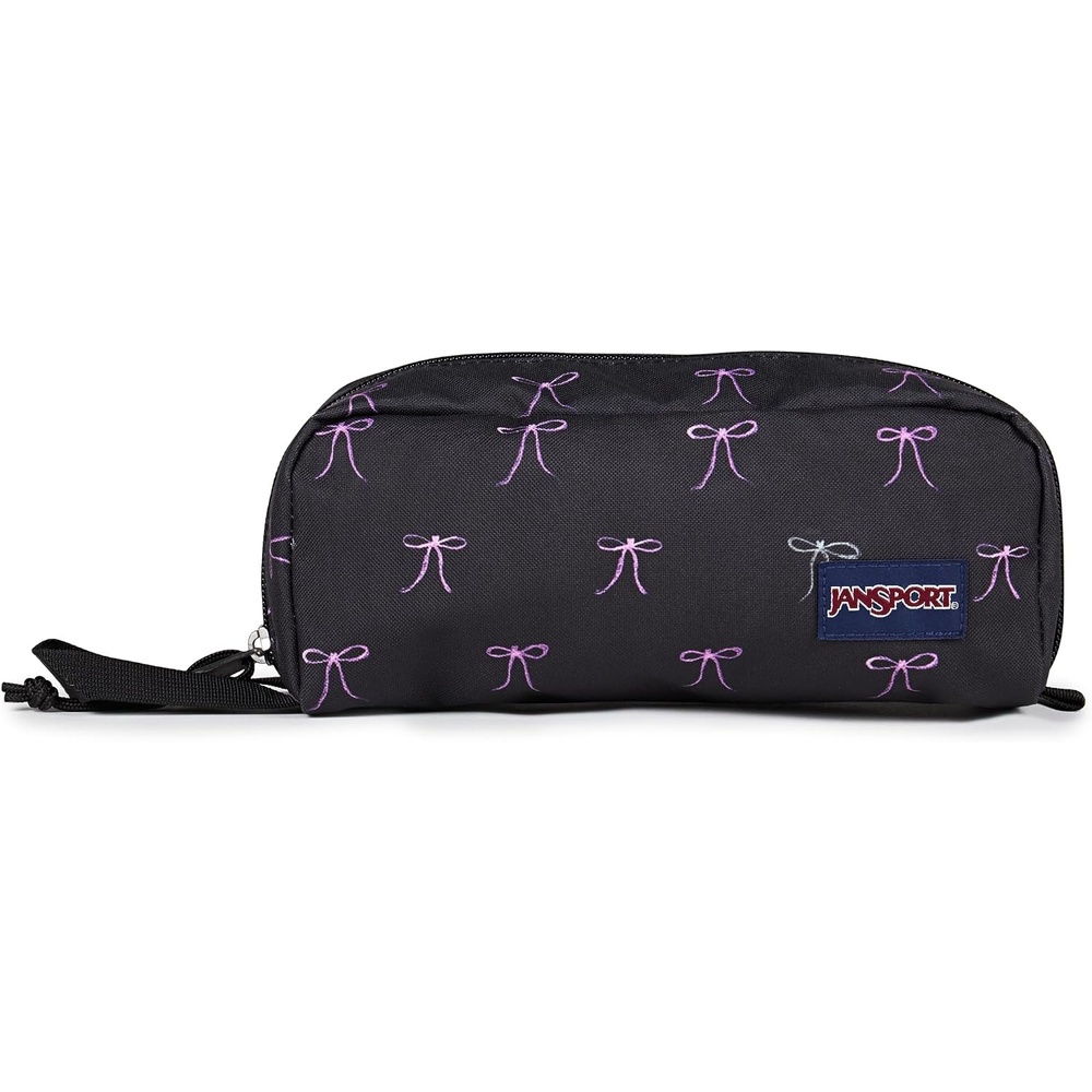 image:imageJanSport Perfect Pouch Accordion Opening Single Compartment with 3 Dividers Small Internal PocketBad Bows