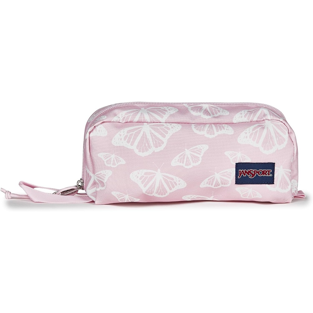 image:imageJanSport Perfect Pouch Accordion Opening Single Compartment with 3 Dividers Small Internal PocketFlutter By Pink Ice