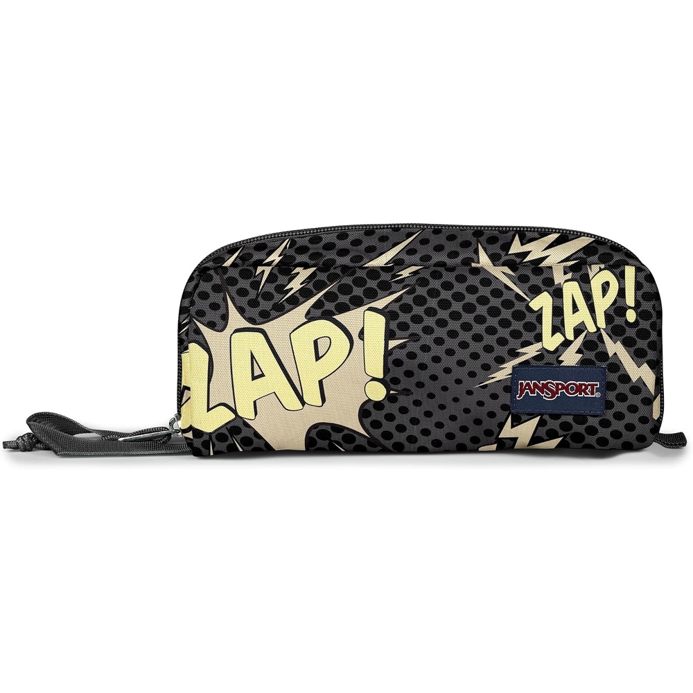 image:imageJanSport Perfect Pouch Accordion Opening Single Compartment with 3 Dividers Small Internal PocketHigh Voltage