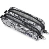 JanSport Large Accessory Pouch – Secure Storage Space for Pens, Power Cords, Pencil Case, Ideal For Everyday Essentials, 1.3L(Doodle Dots Black/White/Grey)