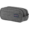 JanSport Large Accessory Pouch – Secure Storage Space for Pens, Power Cords, Pencil Case, Ideal For Everyday Essentials, 1.3L(Grey Letterman Poly)