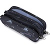 JanSport Large Accessory Pouch – Secure Storage Space for Pens, Power Cords, Pencil Case, Ideal For Everyday Essentials, 1.3L(Pastel Petals Black/Blue/Pink/Green)