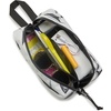JanSport Perfect Pouch – Accordion Opening, Single Compartment with 3 Dividers, Small Internal Pocket(Cyber Silver White)