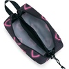 JanSport Perfect Pouch – Accordion Opening, Single Compartment with 3 Dividers, Small Internal Pocket(Happy Hearts Black)