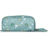 JanSport Perfect Pouch – Accordion Opening, Single Compartment with 3 Dividers, Small Internal Pocket(Leapin Lillies)