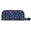JanSport Perfect Pouch – Accordion Opening, Single Compartment with 3 Dividers, Small Internal Pocket(Slice Of Fun)