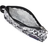 Jansport JS00T49C69G Large Accessory Pouch, Battery Cord Storage, Blackberry Mousse(Doodle Dots Black/White/Grey)