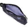Jansport JS00T49C69G Large Accessory Pouch, Battery Cord Storage, Blackberry Mousse(Pastel Petals Black/Blue/Pink/Green)