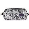 JanSport Large Accessory Pouch – Secure Storage Space for Pens, Power Cords, Pencil Case, Ideal For Everyday Essentials, 1.3L(Doodle Dots Black/White/Grey)