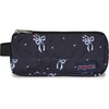Jansport JS00T49C69G Large Accessory Pouch, Battery Cord Storage, Blackberry Mousse(Pastel Petals Black/Blue/Pink/Green)