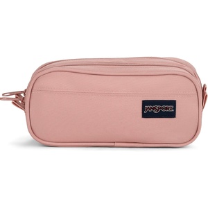 JanSport Large Accessory Pouch – Secure Storage Space for Pens, Power Cords, Pencil Case, Ideal For Everyday Essentials, 1.3L(Misty Rose)