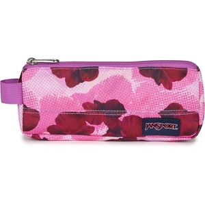 Jansport JS00T49C69G Large Accessory Pouch, Battery Cord Storage, Blackberry Mousse(Pop Art Pansies Digital Fuchsia/Multi)