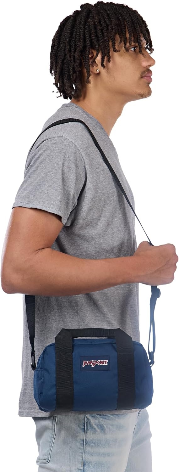 image:imageJanSport Weekender Mini Duffel Travel or Gym BagNavy