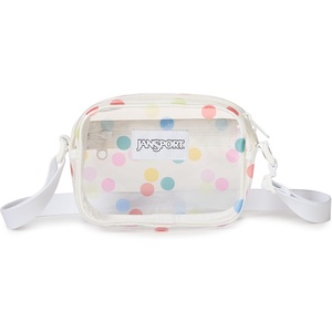 JanSport Clear Crossbody(Clear Polka Dots)