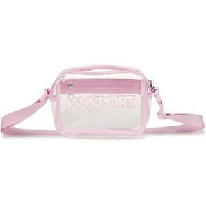 JanSport Clear Crossbody(Pink Ice)