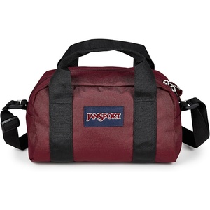 JanSport Weekender Mini Duffel – Travel or Gym Bag(Cherry Lacquer)