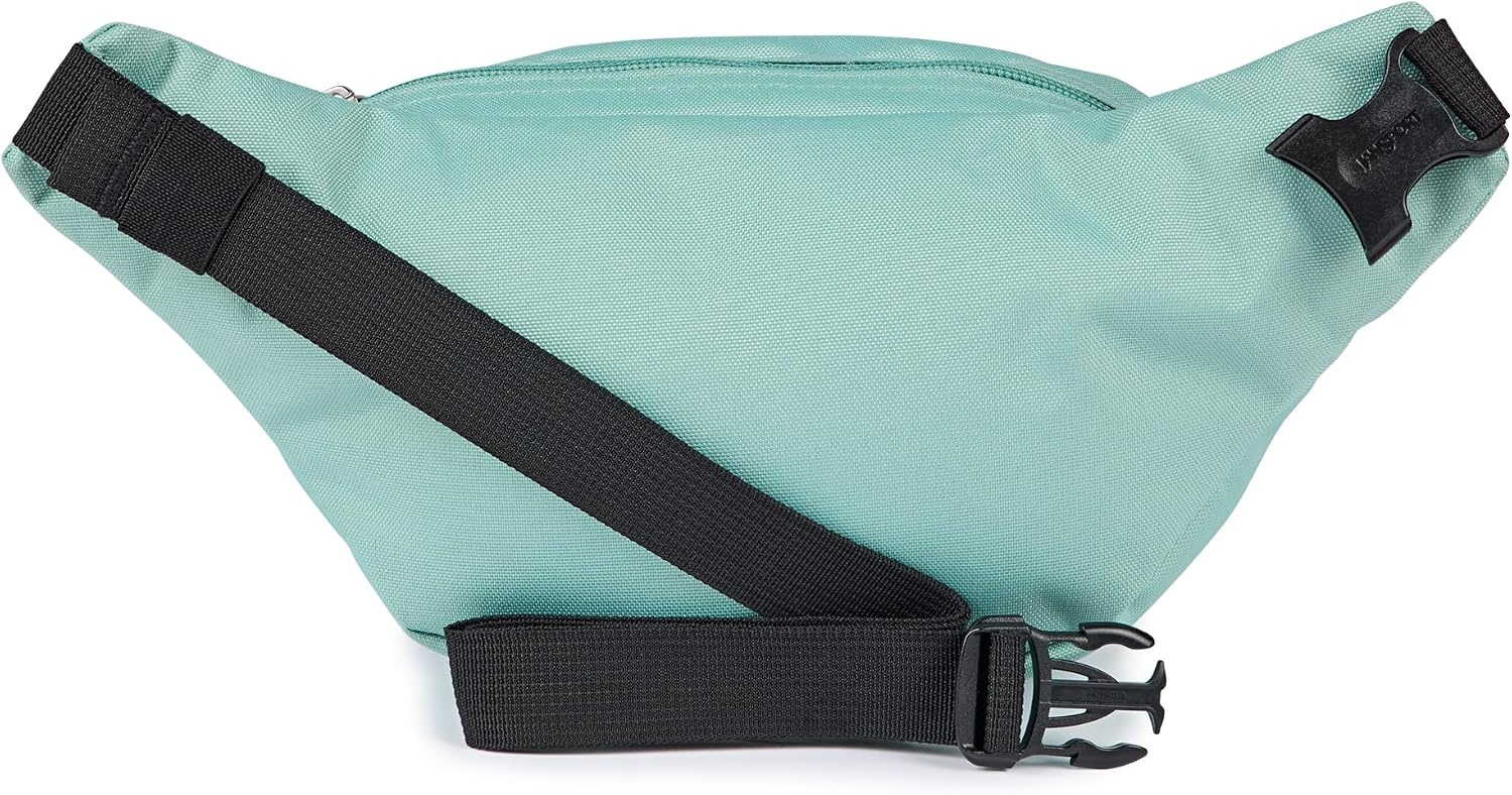 image:imageJanSport Fifth Avenue Fanny Pack Crossbody Bags for Women Men Stylish Durable Waist Bag with Adjustable Belt Main Zippered Pocket Quick Stash Pocket Travel Essentials Lavender AshFaded Sage