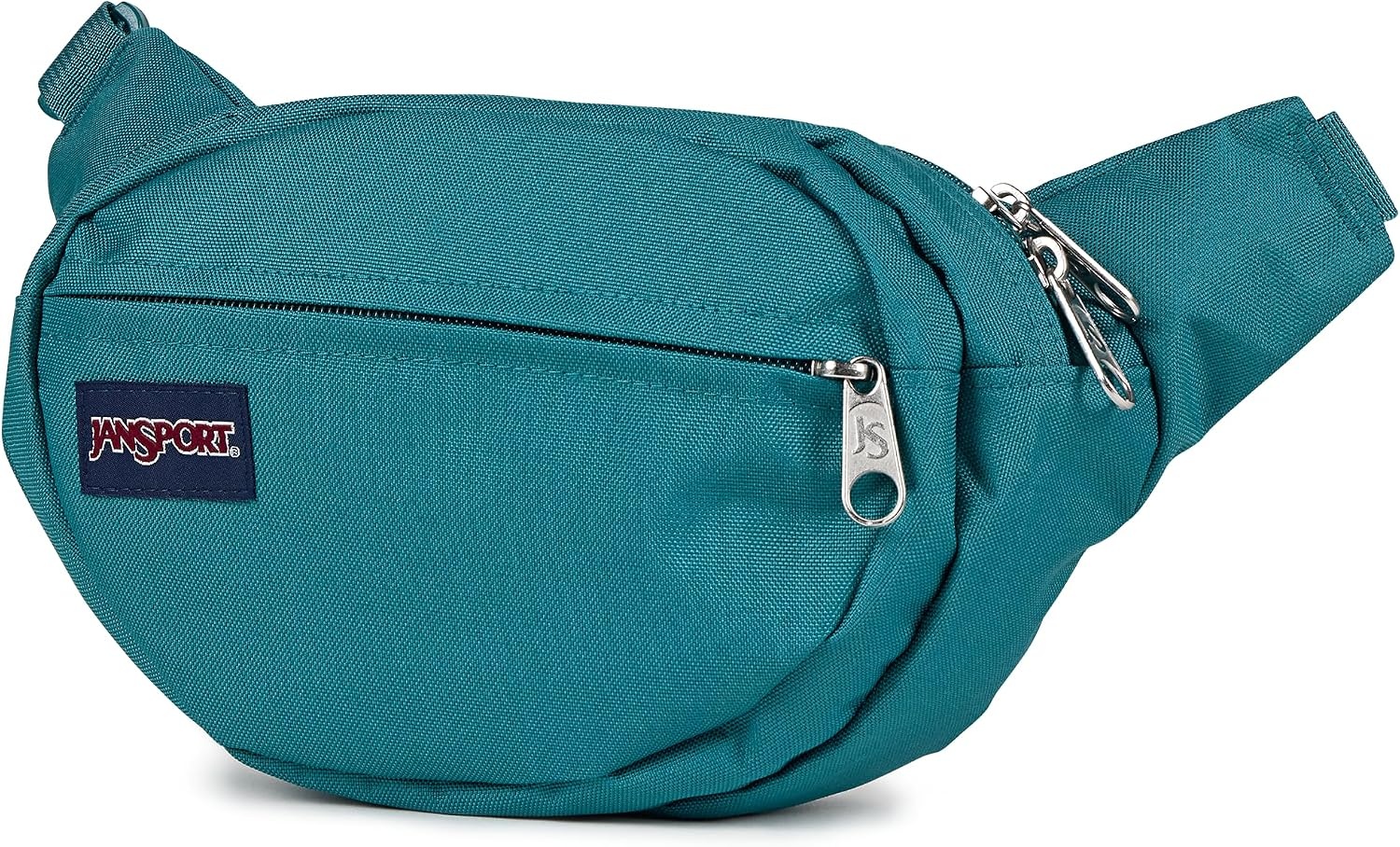 image:imageJanSport Fifth Avenue Fanny Pack Crossbody Bags for Women Men Stylish Durable Waist Bag with Adjustable Belt Main Zippered Pocket Quick Stash Pocket Travel Essentials Lavender AshEmerald Pool