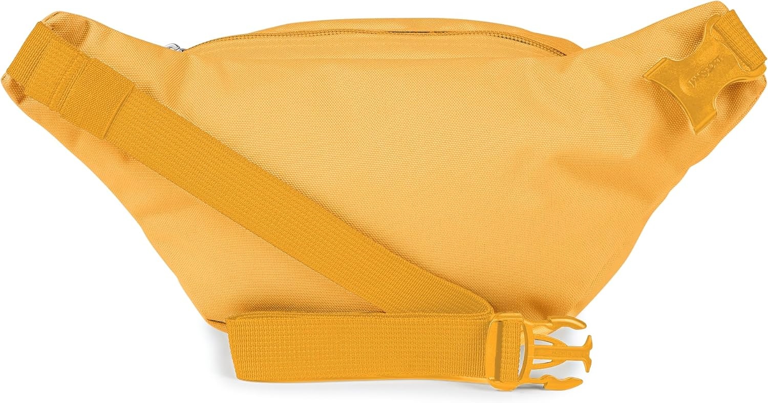 image:imageJanSport Fifth Avenue Fanny Pack Crossbody Bags for Women Men Stylish Durable Waist Bag with Adjustable Belt Main Zippered Pocket Quick Stash Pocket Travel Essentials Lavender AshOrange Soda
