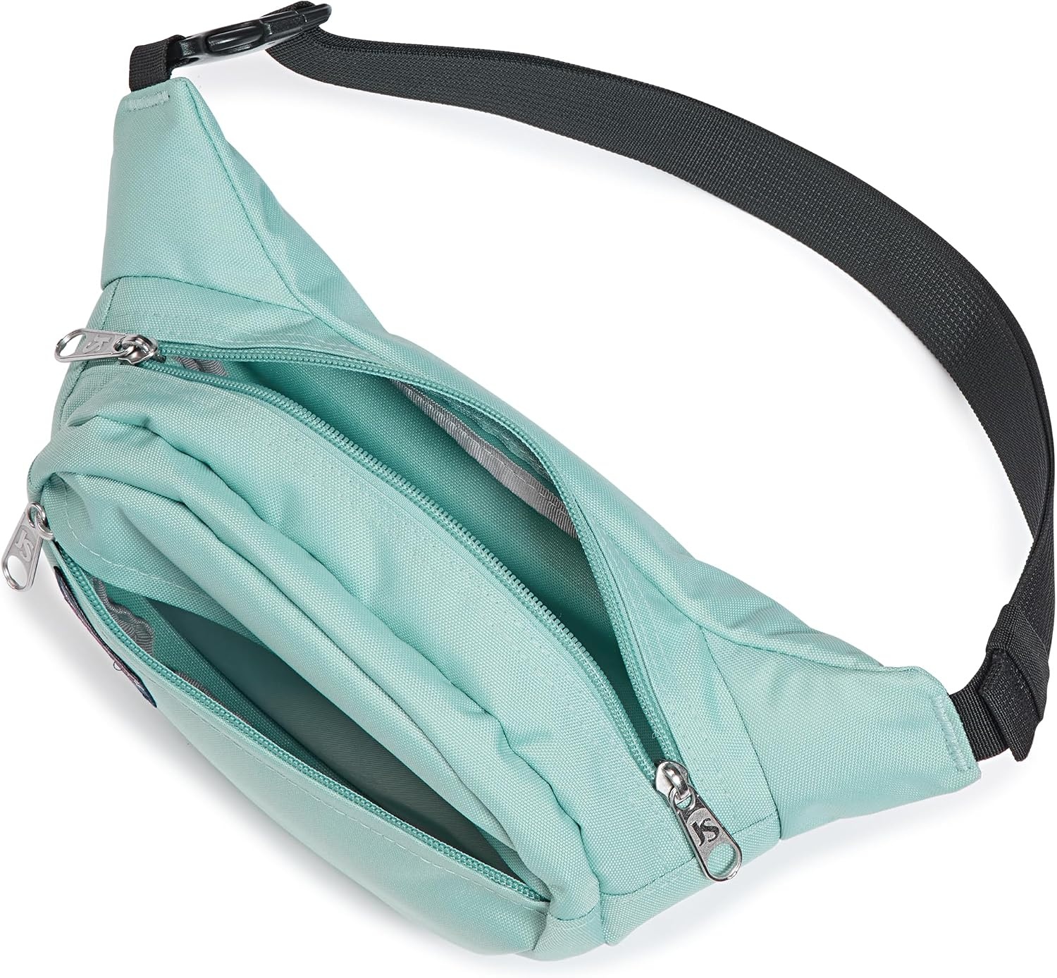 image:imageJanSport Fifth Avenue Fanny Pack Crossbody Bags for Women Men Stylish Durable Waist Bag with Adjustable Belt Main Zippered Pocket Quick Stash Pocket Travel Essentials Lavender AshFaded Sage