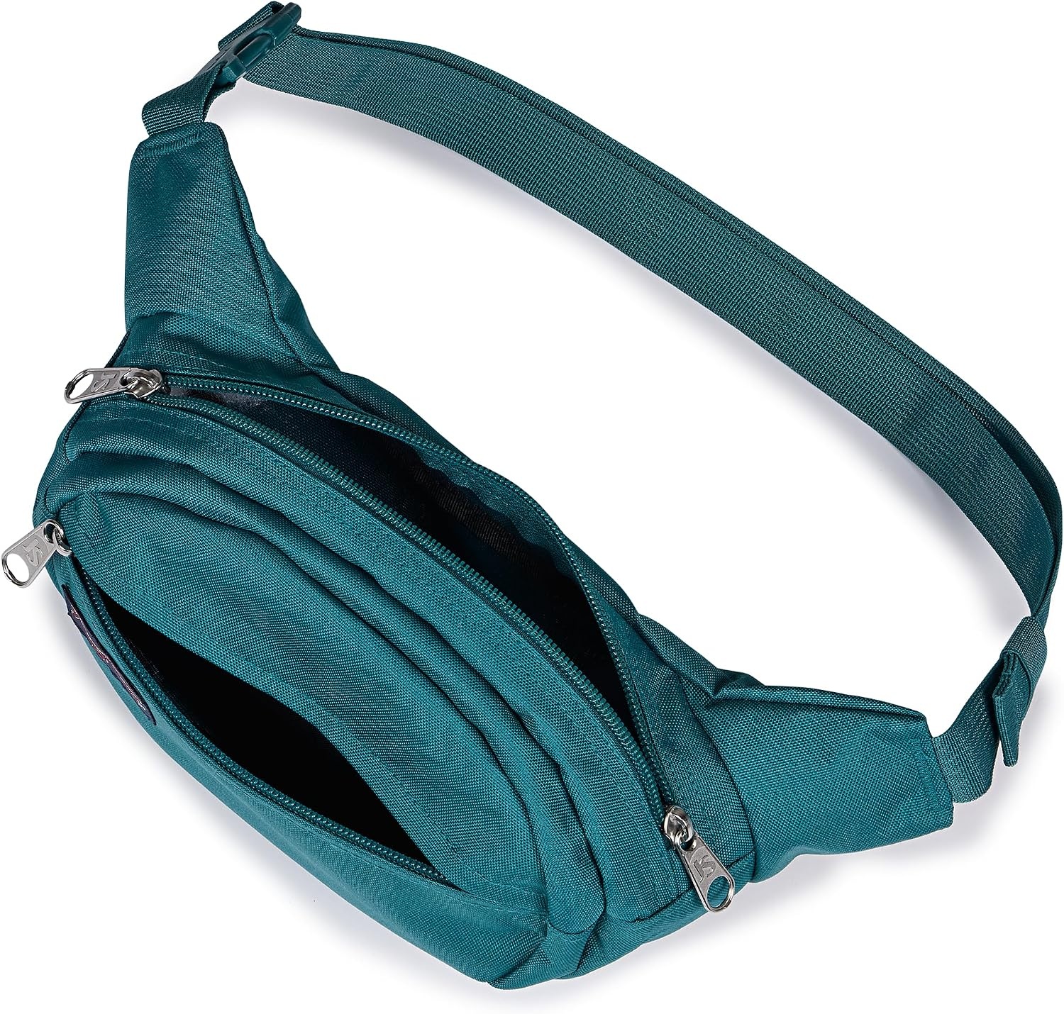 image:imageJanSport Fifth Avenue Fanny Pack Crossbody Bags for Women Men Stylish Durable Waist Bag with Adjustable Belt Main Zippered Pocket Quick Stash Pocket Travel Essentials Lavender AshEmerald Pool