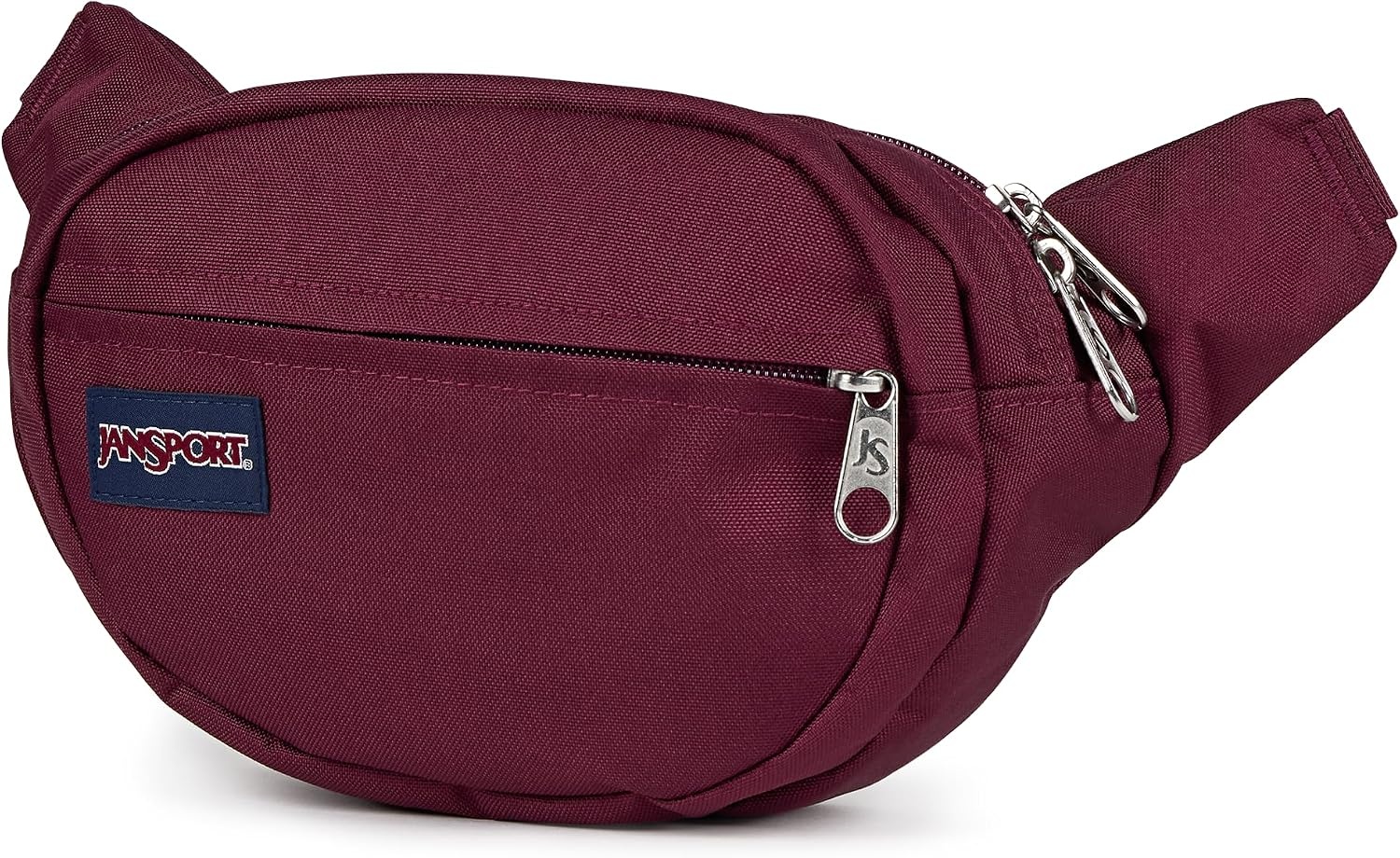 image:imageJanSport Fifth Avenue Fanny Pack Crossbody Bags for Women Men Stylish Durable Waist Bag with Adjustable Belt Main Zippered Pocket Quick Stash Pocket Travel Essentials Lavender AshCherry Lacquer