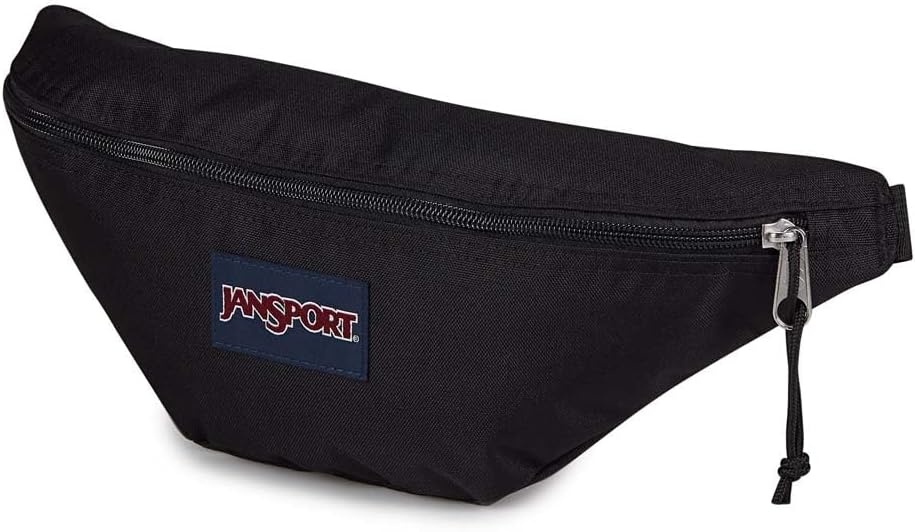 image:imageJanSport Swing Waistpack Fanny Pack Stylish Durable Waist Bag with Adjustable Belt Main Zippered Pocket Travel Essentials BlackBlack