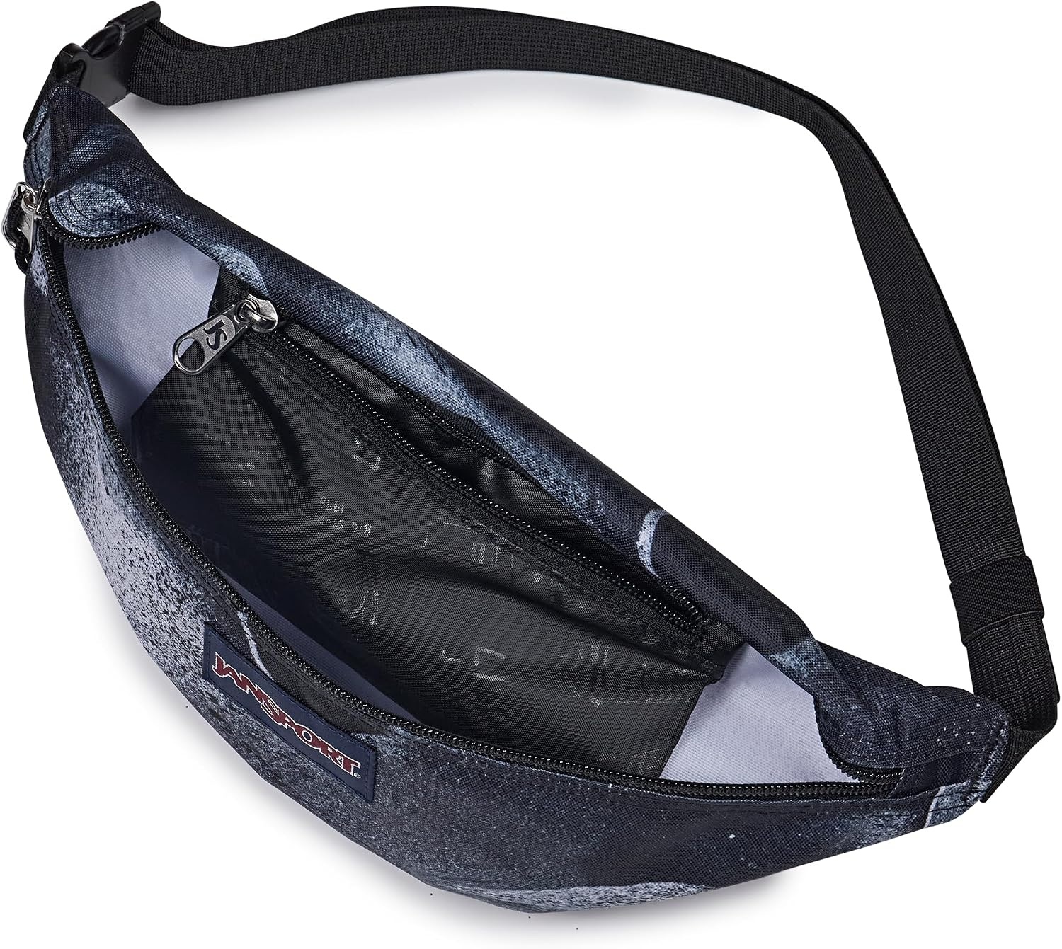 image:imageJanSport Swing Waistpack Fanny Pack Stylish Durable Waist Bag with Adjustable Belt Main Zippered Pocket Travel Essentials BlackEvent Horizon