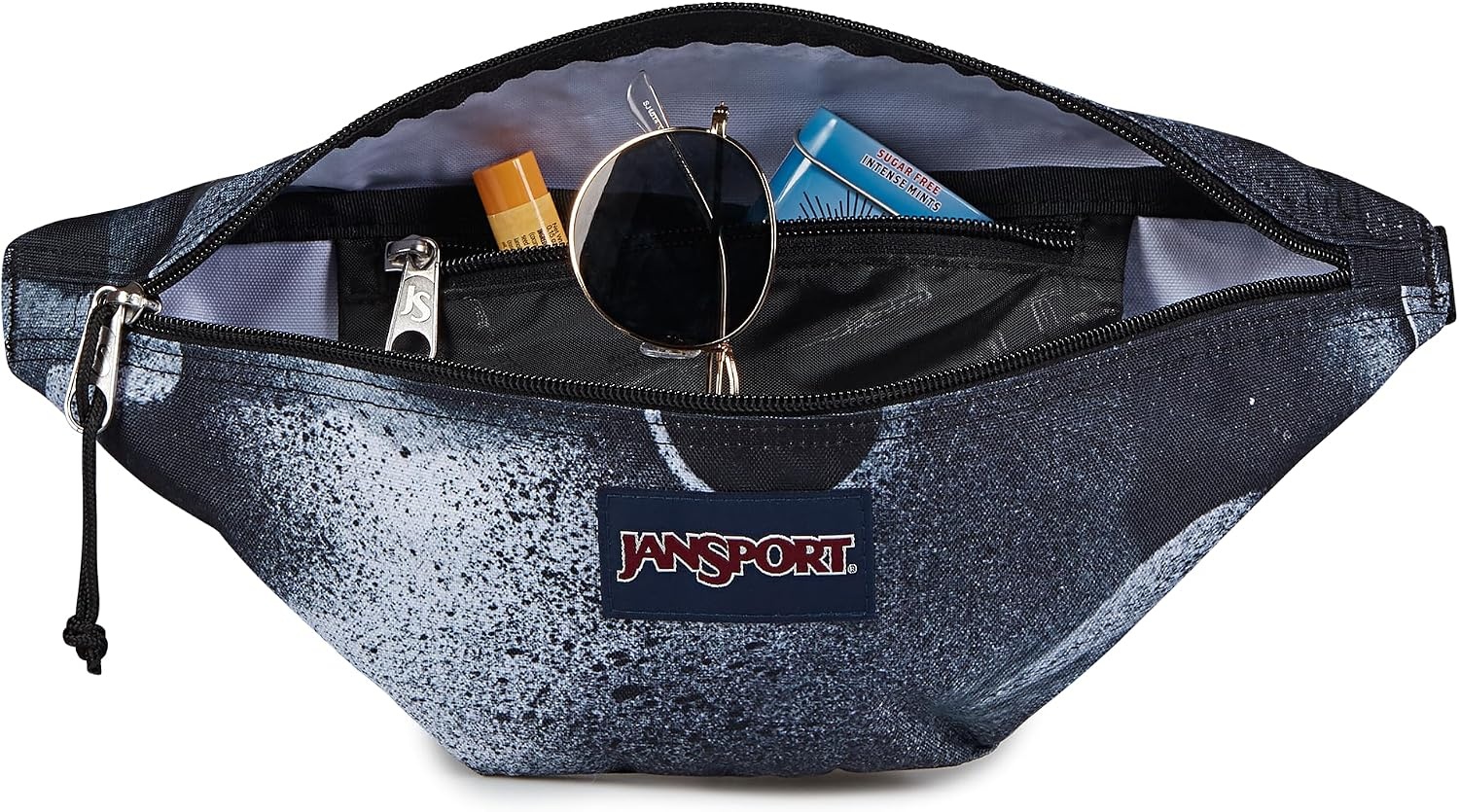 image:imageJanSport Swing Waistpack Fanny Pack Stylish Durable Waist Bag with Adjustable Belt Main Zippered Pocket Travel Essentials BlackEvent Horizon