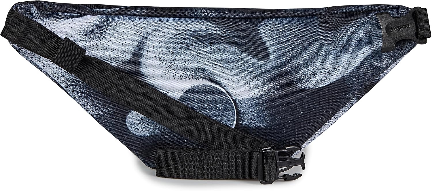 image:imageJanSport Swing Waistpack Fanny Pack Stylish Durable Waist Bag with Adjustable Belt Main Zippered Pocket Travel Essentials BlackEvent Horizon