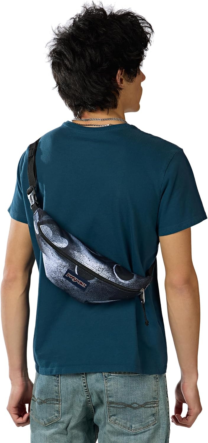 image:imageJanSport Swing Waistpack Fanny Pack Stylish Durable Waist Bag with Adjustable Belt Main Zippered Pocket Travel Essentials BlackEvent Horizon