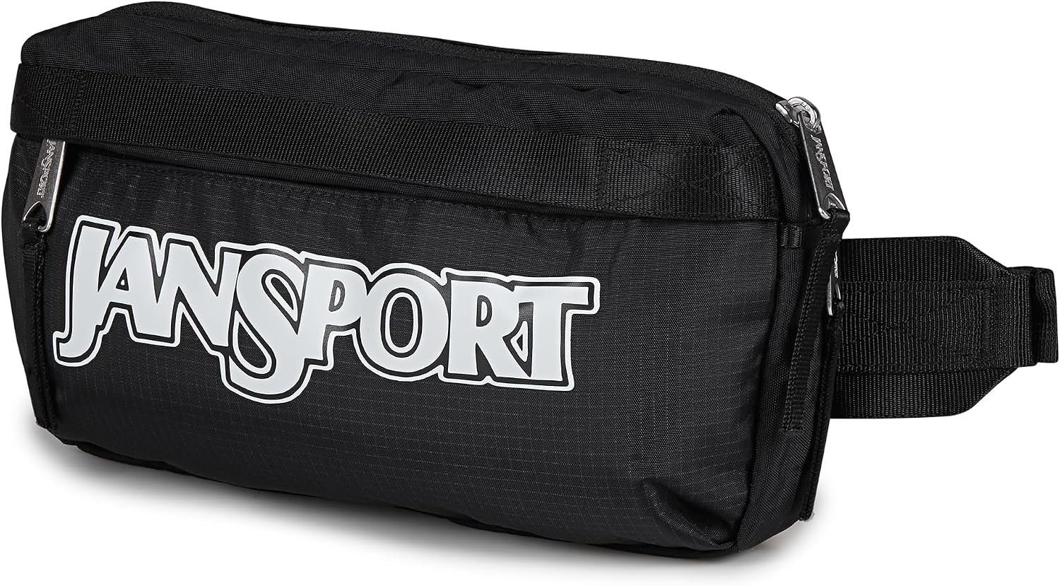 image:imageJanSport Washington Waistpack Fanny Pack Stylish Durable Waist Bag with Adjustable Belt Main Zippered Pocket Quick Stash PocketTravel EssentialsBlack
