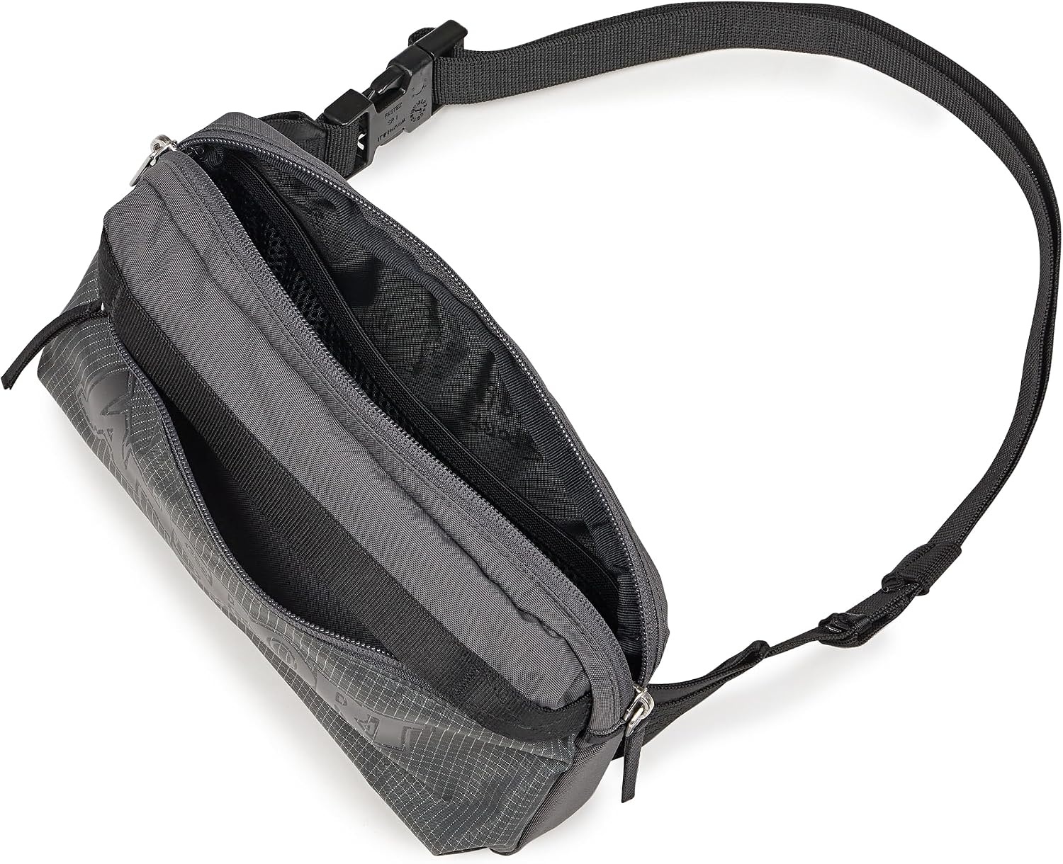 image:imageJanSport Washington Waistpack Fanny Pack Stylish Durable Waist Bag with Adjustable Belt Main Zippered Pocket Quick Stash PocketTravel EssentialsSmokey Grit