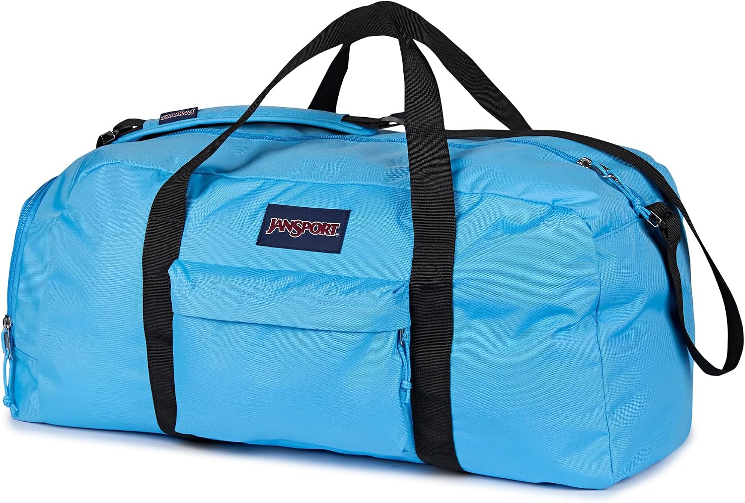 image:imageJanSport Weekender Large Duffel Travel or Gym Bag Durable Weekender with Front Utility Pocket amp Side Grab Handles Cargo GreenElectric Azul
