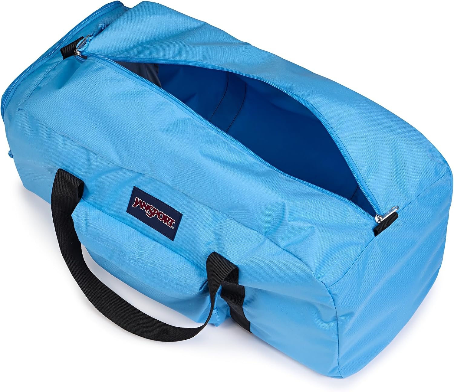 image:imageJanSport Weekender Large Duffel Travel or Gym Bag Durable Weekender with Front Utility Pocket amp Side Grab Handles Cargo GreenElectric Azul