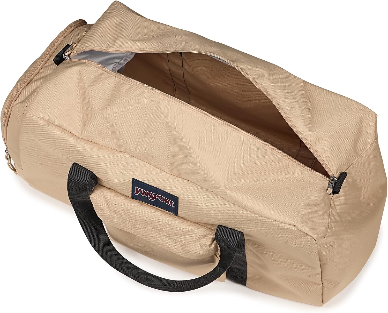 image:imageJanSport Weekender Large Duffel Travel or Gym Bag Durable Weekender with Front Utility Pocket amp Side Grab Handles Cargo GreenTravertine