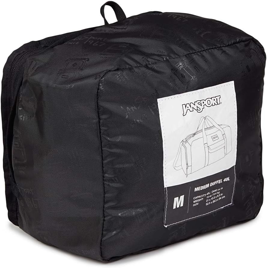 image:imageJanSport Weekender Medium Duffel Travel or Gym Bag Durable Weekender with Front Utility Pocket amp Side Grab Handles Cargo GreenBlack