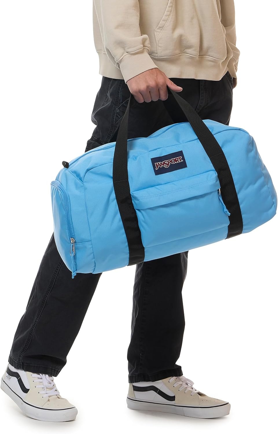 image:imageJanSport Weekender Medium Duffel Travel or Gym Bag Durable Weekender with Front Utility Pocket amp Side Grab Handles Cargo GreenElectric Azul