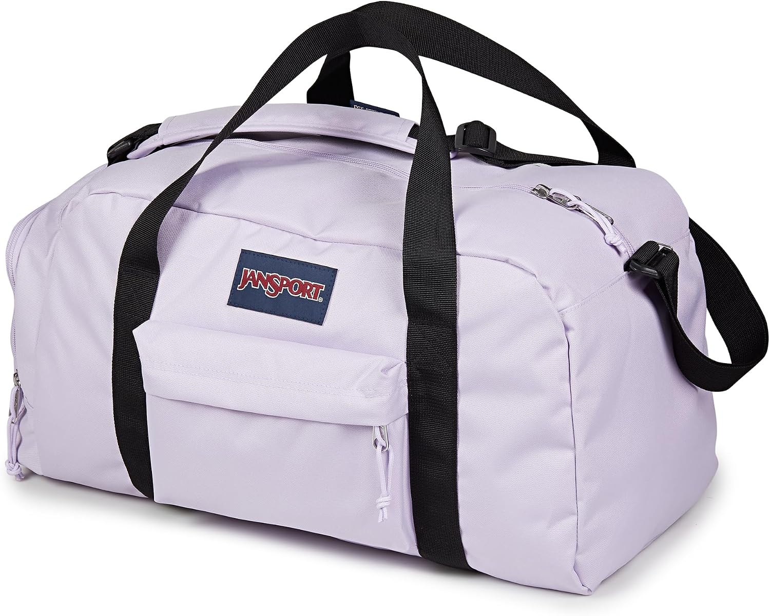 image:imageJanSport Weekender Medium Duffel Travel or Gym Bag Durable Weekender with Front Utility Pocket amp Side Grab Handles Cargo GreenPastel Lilac
