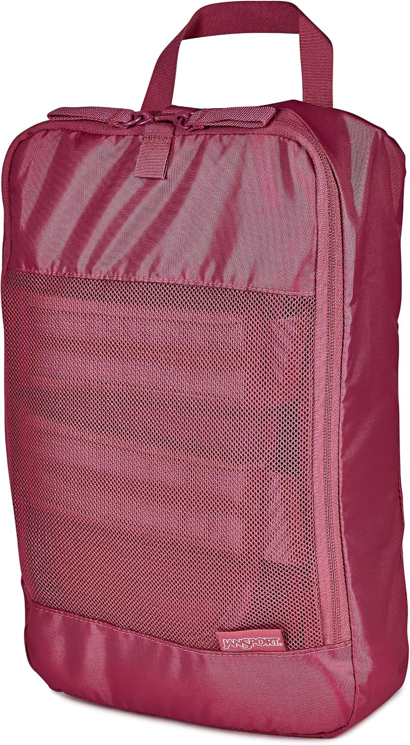 image:imageJansport Good Latitude 40L Convertible Duffel Backpack Water Resistant 16 Inch Laptop Sleeve Luggage Trolley Weekender Travel Bag Mauve HazeMauve Haze