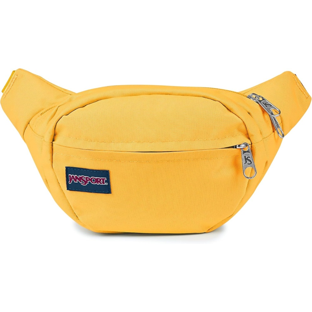 image:imageJanSport Fifth Avenue Fanny Pack Crossbody Bags for Women Men Stylish Durable Waist Bag with Adjustable Belt Main Zippered Pocket Quick Stash Pocket Travel Essentials Lavender AshOrange Soda