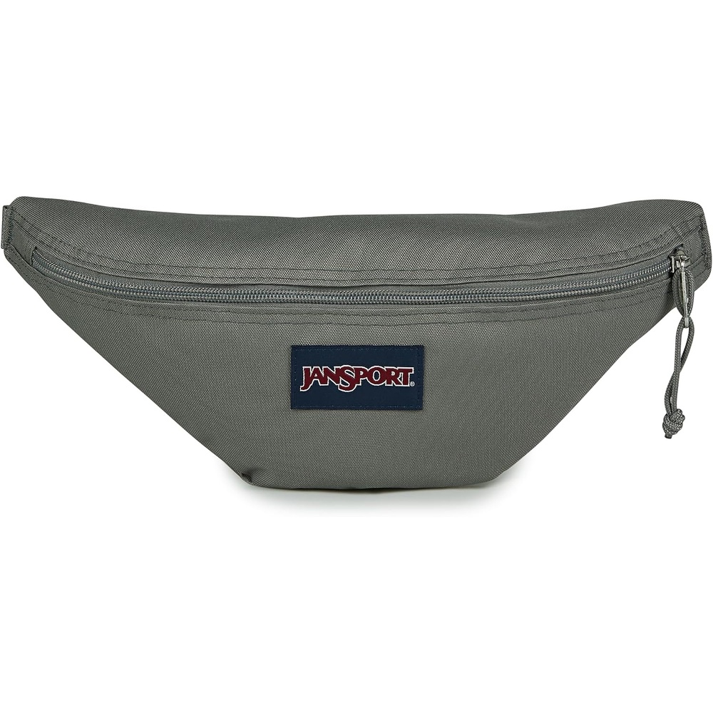 image:imageJanSport Swing Waistpack Fanny Pack Stylish Durable Waist Bag with Adjustable Belt Main Zippered Pocket Travel Essentials BlackGraphite Grey