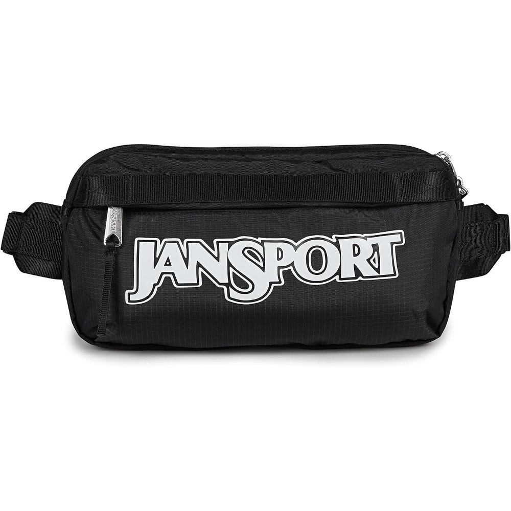image:imageJanSport Washington Waistpack Fanny Pack Stylish Durable Waist Bag with Adjustable Belt Main Zippered Pocket Quick Stash PocketTravel EssentialsBlack