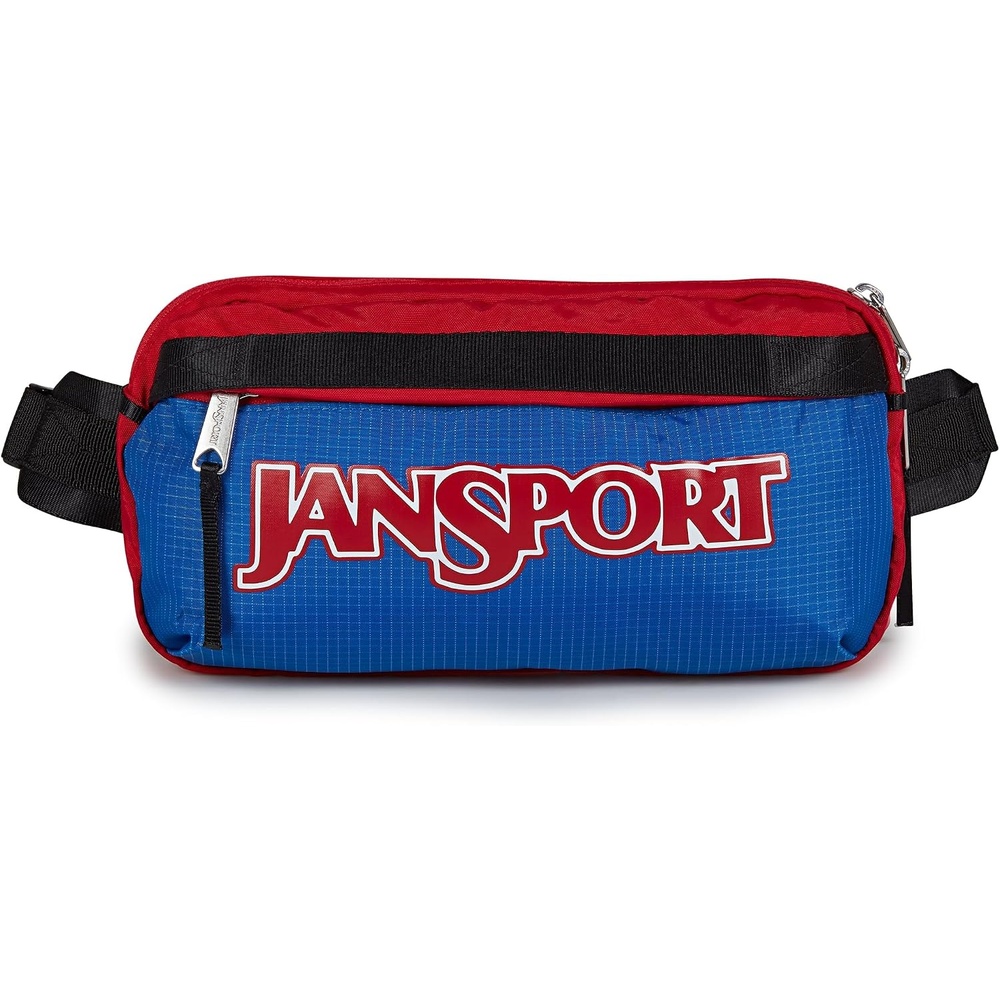 image:imageJanSport Washington Waistpack Fanny Pack Stylish Durable Waist Bag with Adjustable Belt Main Zippered Pocket Quick Stash PocketTravel EssentialsRed Tape